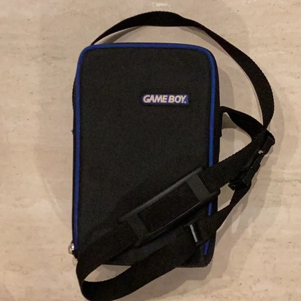 Nintendo GameBoy Console Case Carry Travel Carrying Game Boy Tray Black Large